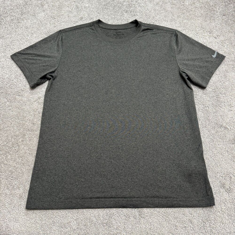 Nike Dri-FIT Primary Training Active T-Shirt Mens Medium Heather Gray Crew Tee